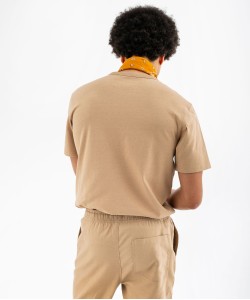 Tee-shirt manches courtes en coton uni homme